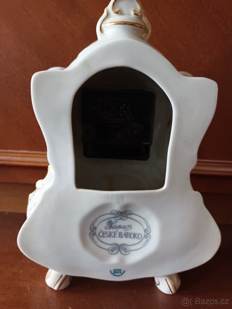 Porcelánové hodiny k vánocům - 2