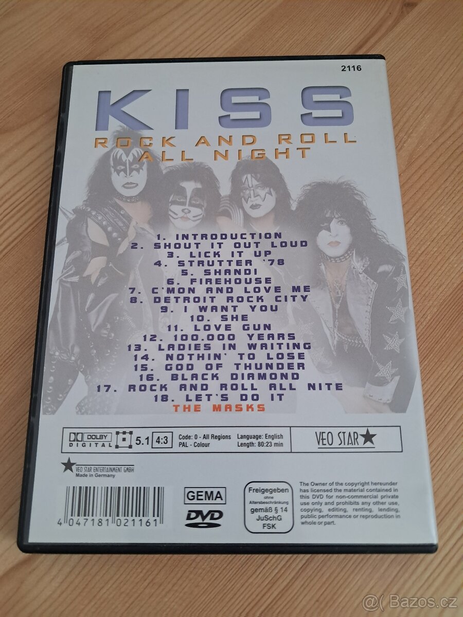 DVD Kiss Rock and roll all night - 2