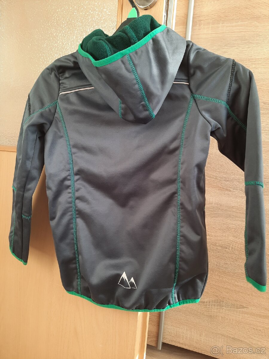 Softshell bunda vel. 8- 10 let, reflexní prvky - 2