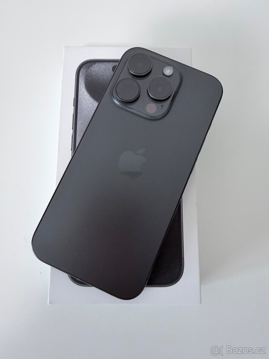 iPhone 15 Pro, Black Titanium, 128GB - 2
