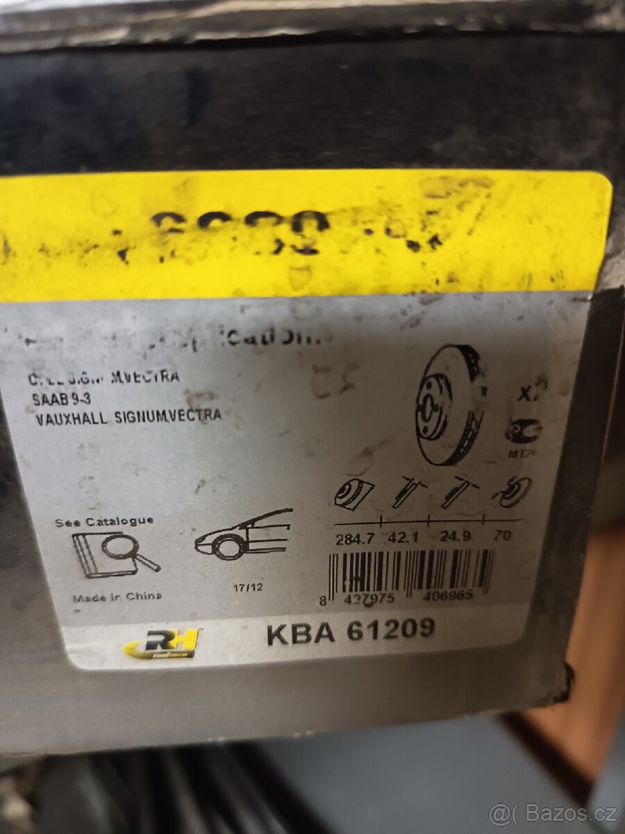 Přední kotouče Vectra, Croma - 2