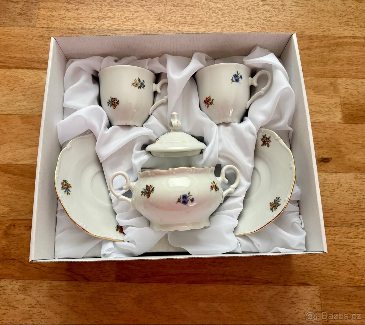 Nová porcelánová kávová souprava s cukřenkou - 2