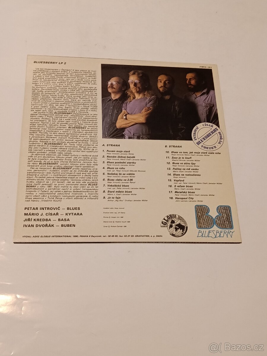 Bluesberry - Pocem moje stará Lp - 2