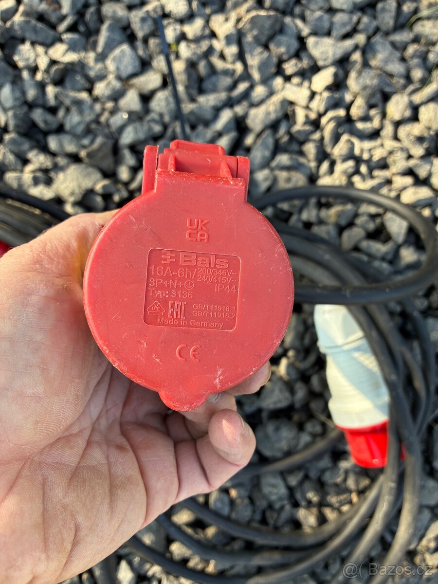 Prodlužovací kabel 380V 3f různé délky - 2
