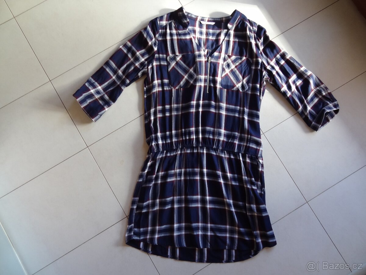 Nové kostkované šaty Camieu velikost 44 - 2