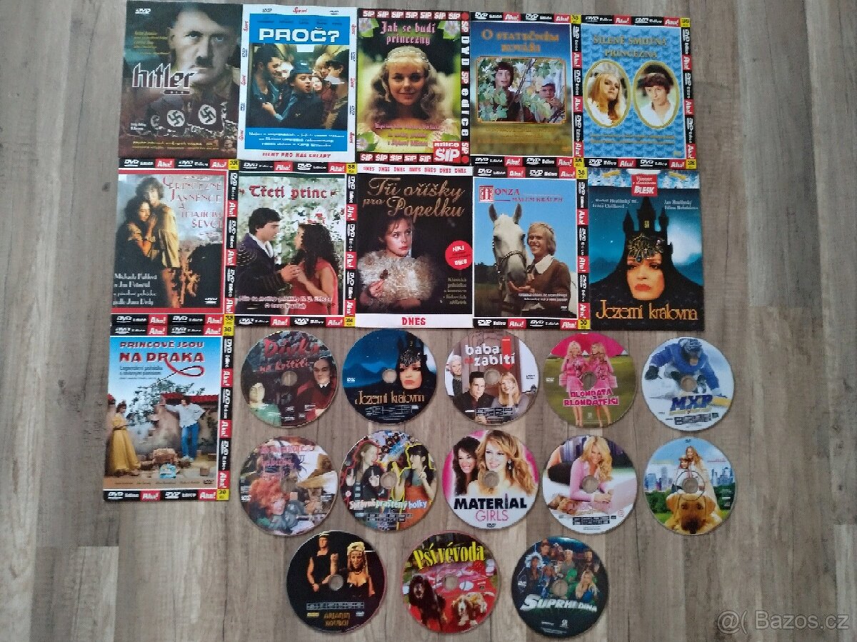 DVD filmy, dokumenty, pohádky a CD hudba original - 2