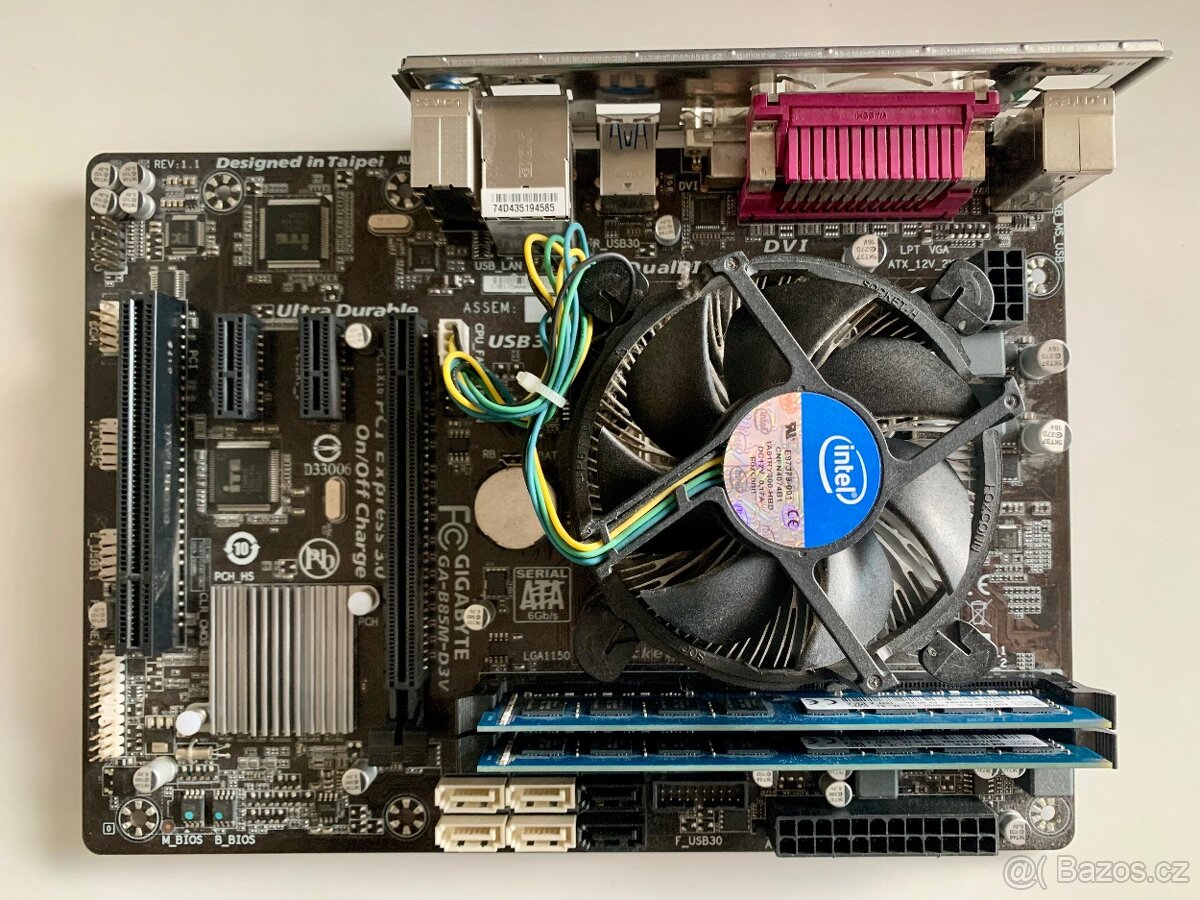 Gigabyte B85 s.1150+Intel i5-4590 4x3.3-3.7Ghz+16GB 1600Mhz - 2
