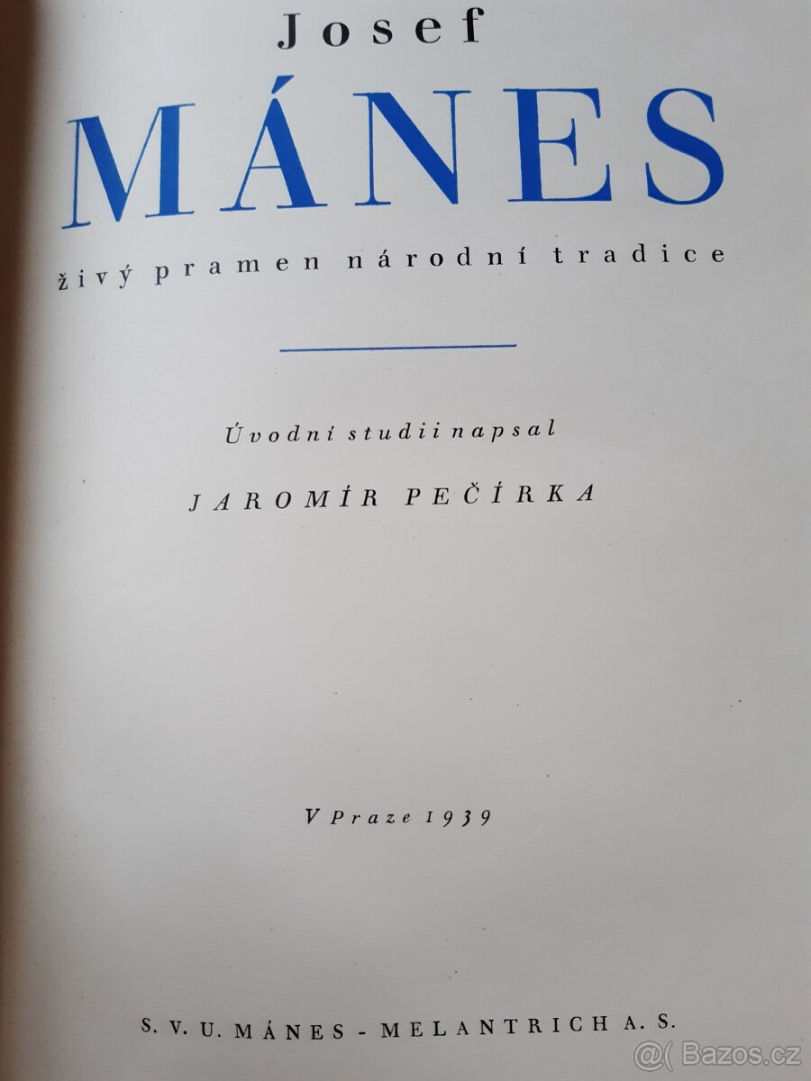 Josef Mánes živý pramen národní tradice - 2