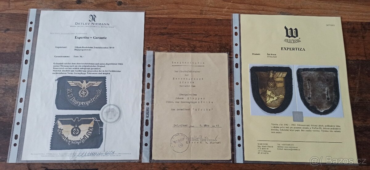 Vzácné medaile, vyznamenání Německo. - 2