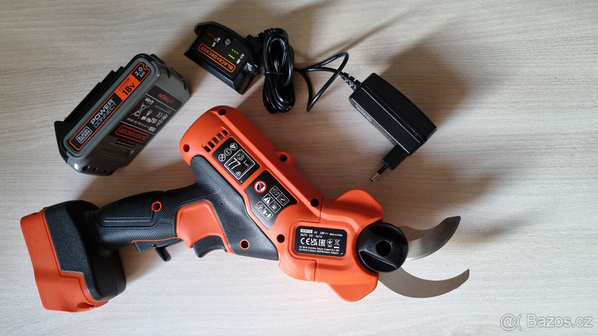 Nůžky na větve (aku) BCPP18D1 Black+Decker - 2