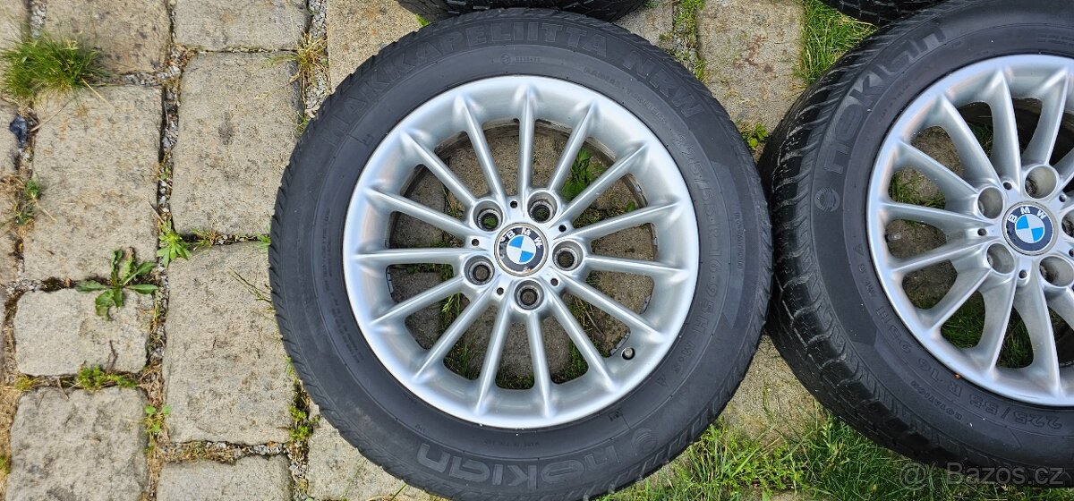 16" disky BMW style 48 + pneu 225/55/16 - pošlu - 2