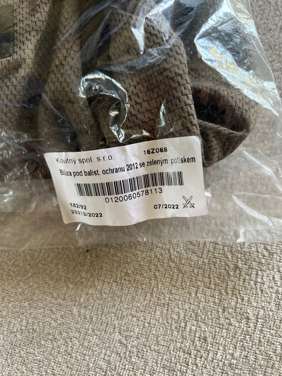 Blůza pod balistickou ochranu vz 2012 - 2