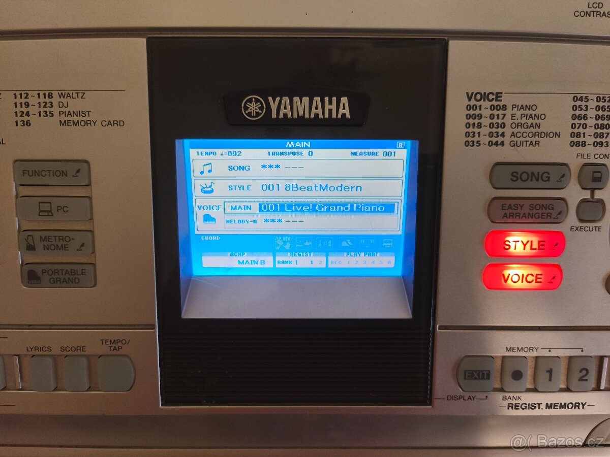Klávesy Yamaha portable - 2