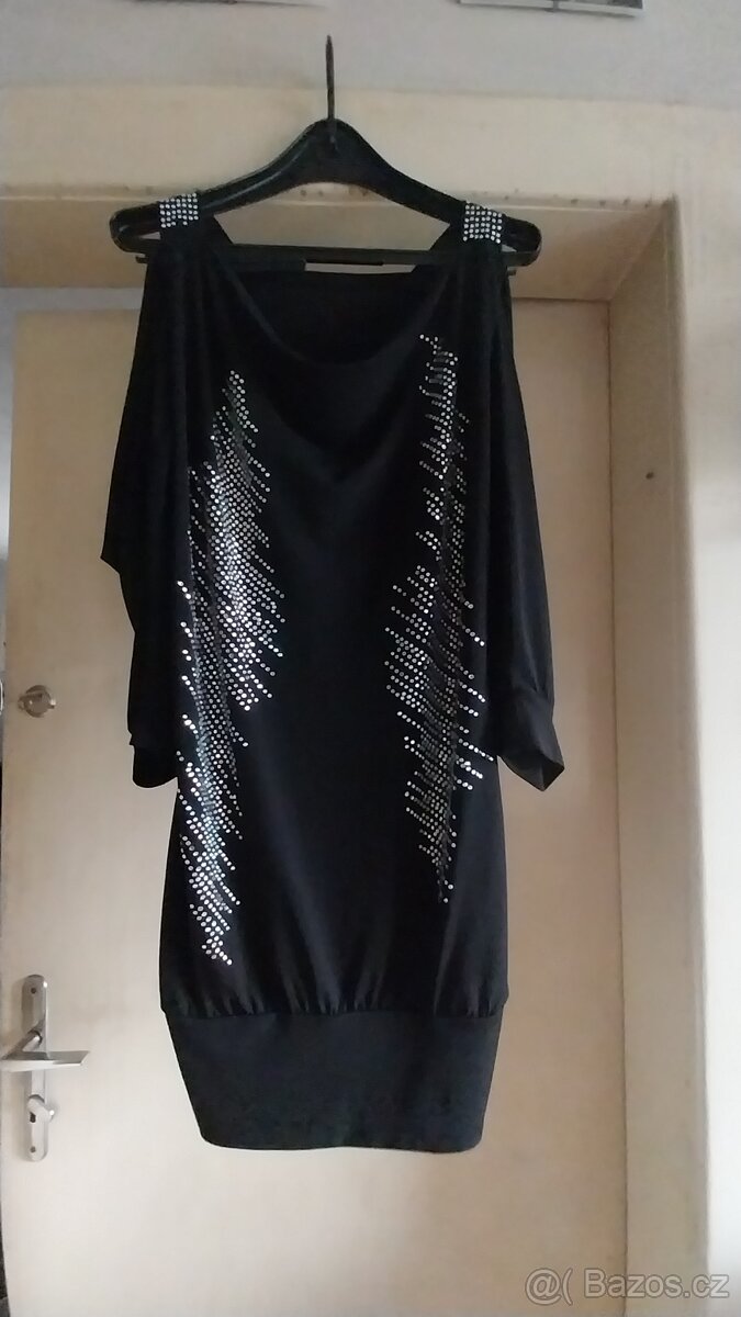 Plesové šaty s flitry L - 2