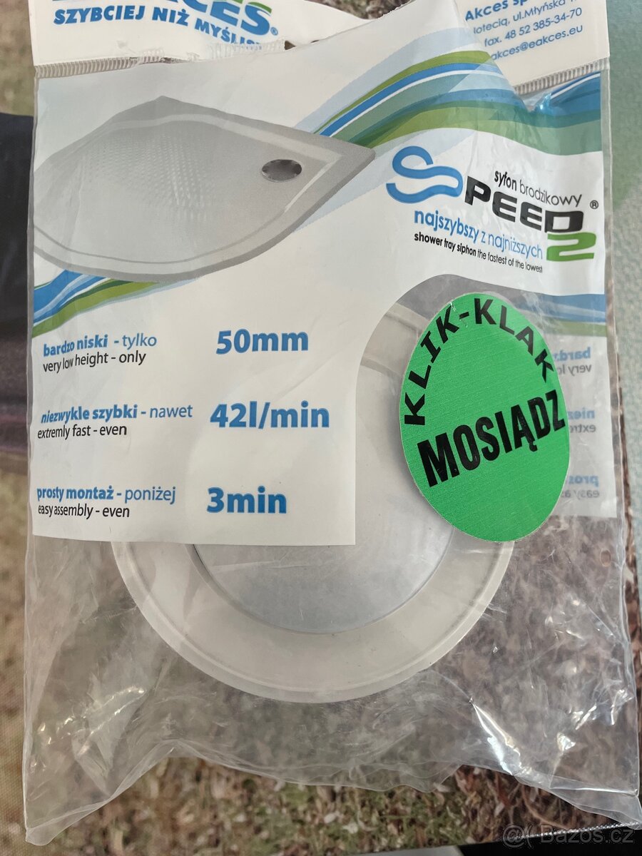 Sifon vaničkový nízký speed2 AKCES - 2