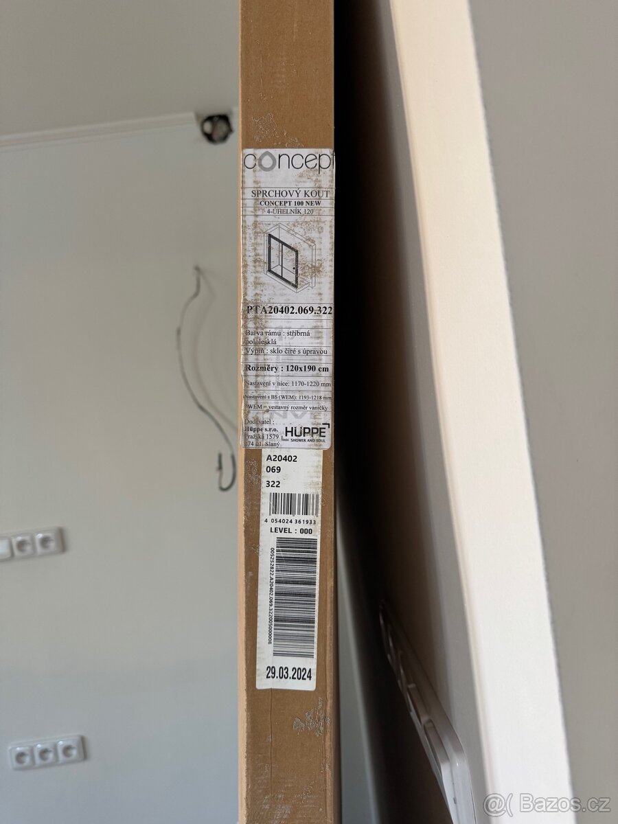 Sprchový kout concept 100 NEW 120 x 190 cm - 2