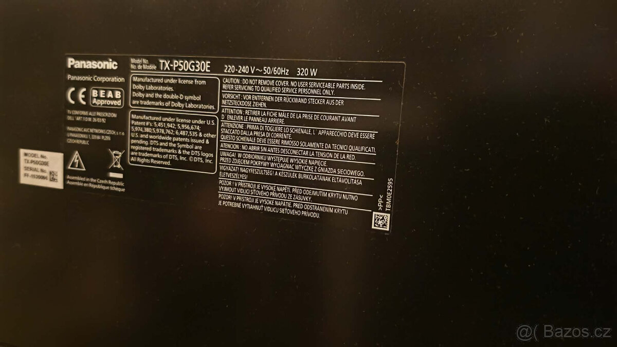 Panasonic VIERA TX-P50G30E Certifikace THX panel NeoPlasma - 2