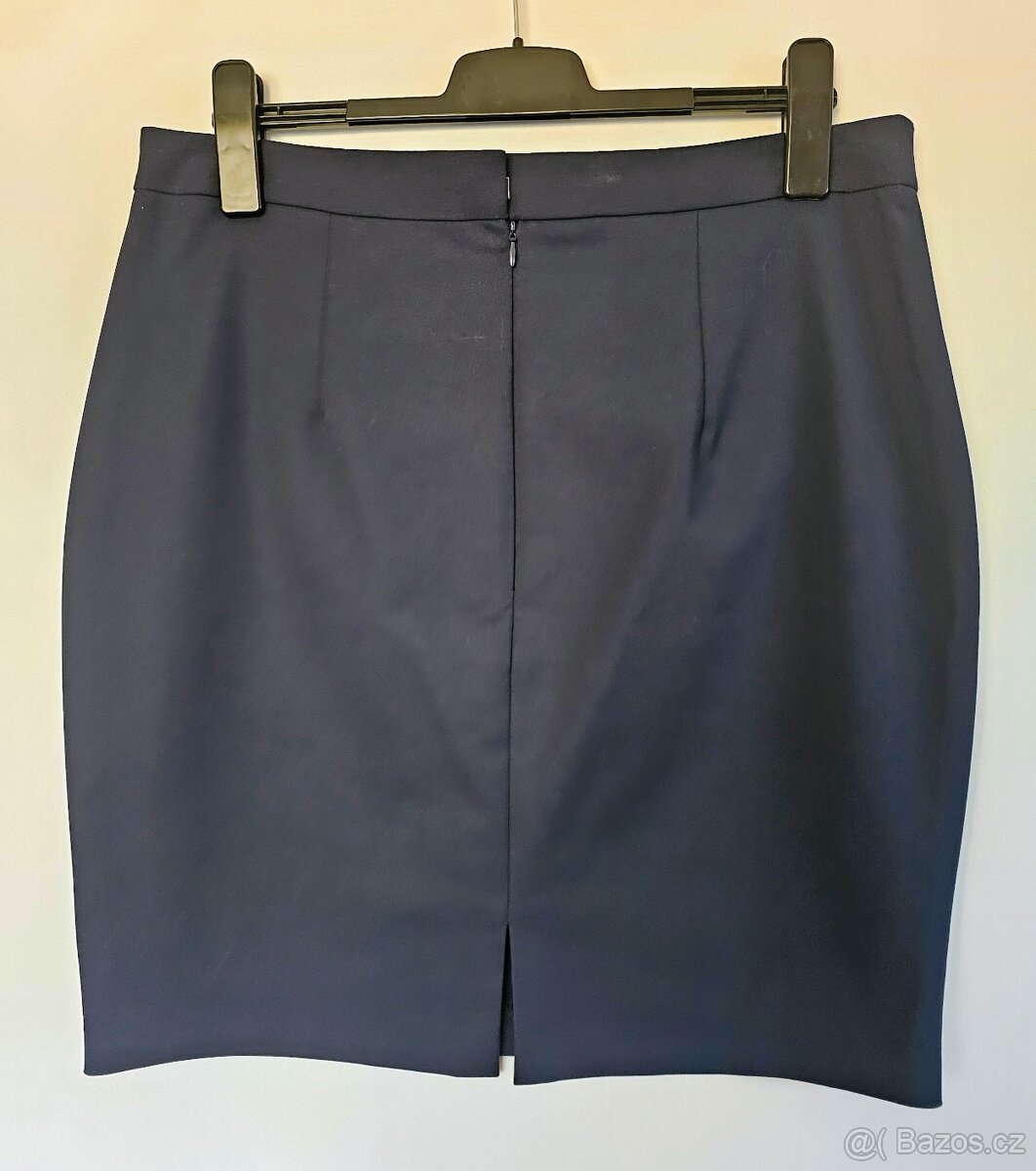 Modrá úzká sukně - 2