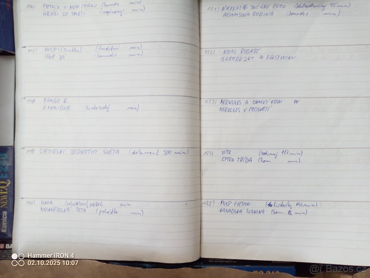 Retro kazety nahrané VHS 2 - 2