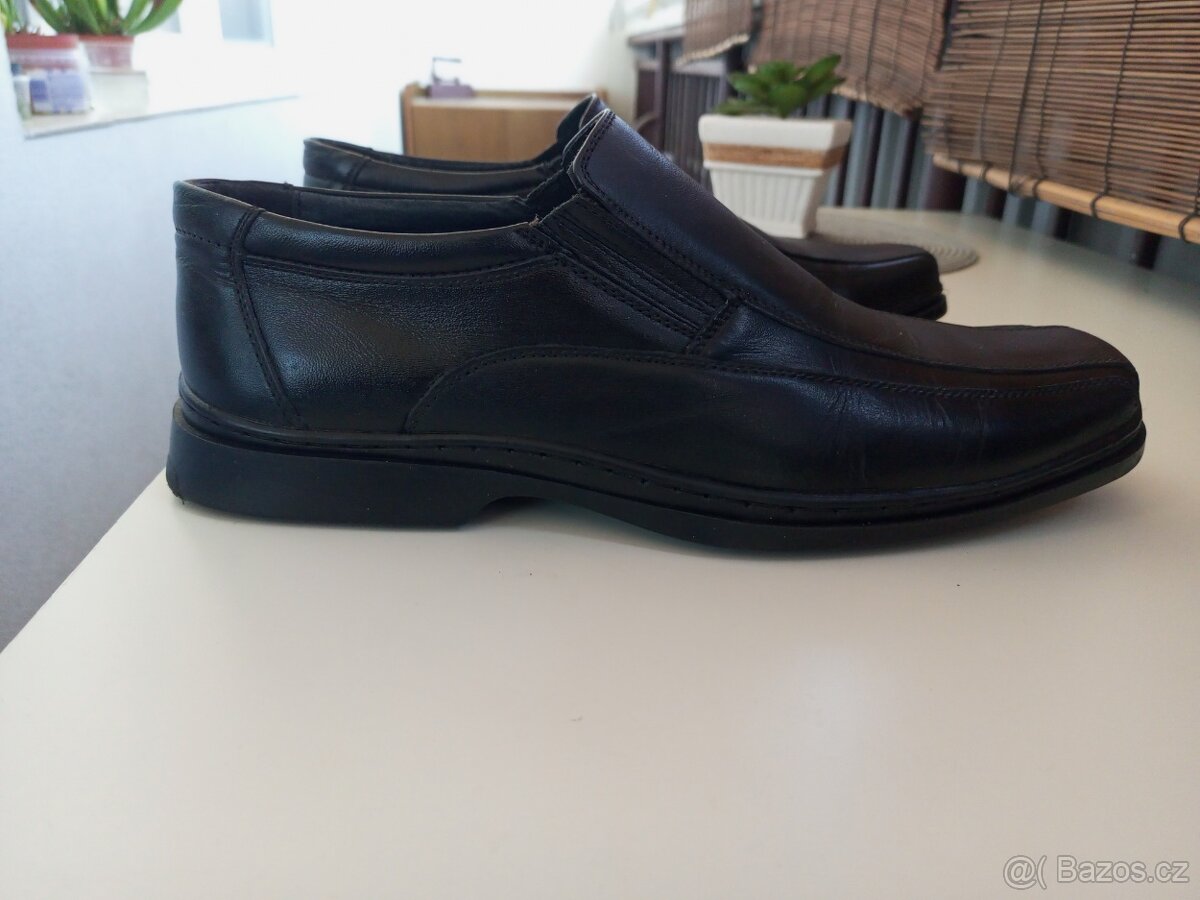 Pánské kožené polobotky 44 - 2