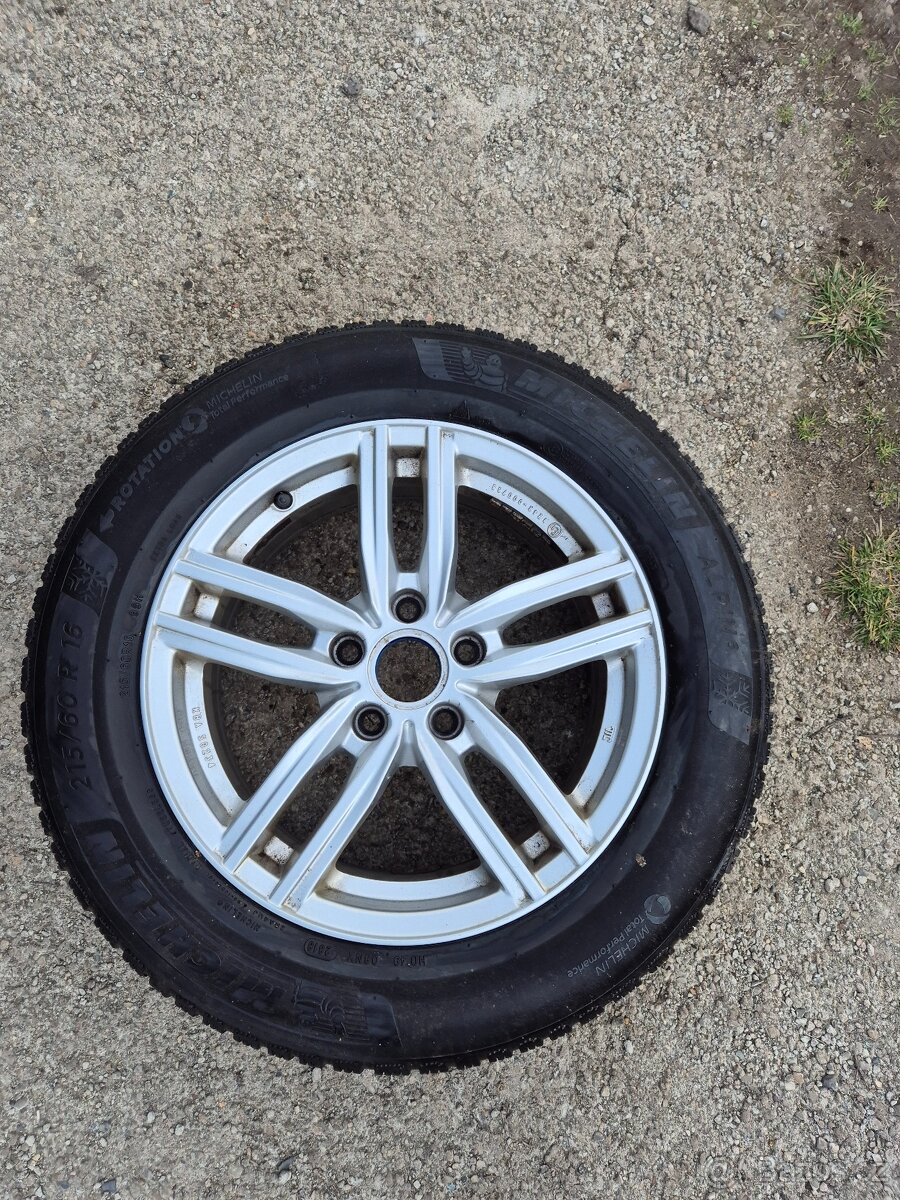 alu kolo 5x112R16,Superb II - 2