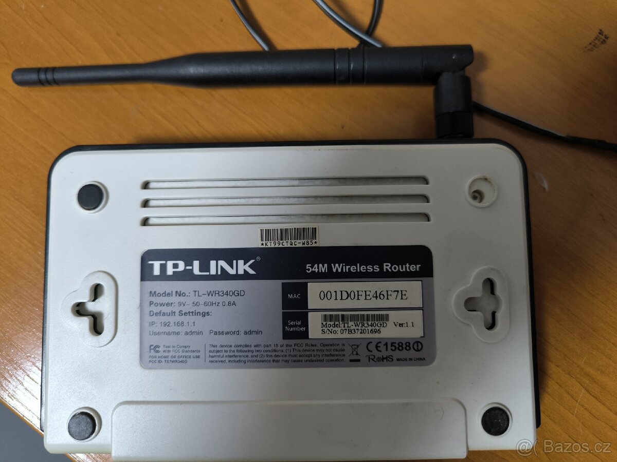 WiFi router TP-LINK TL-WR340GD - 2