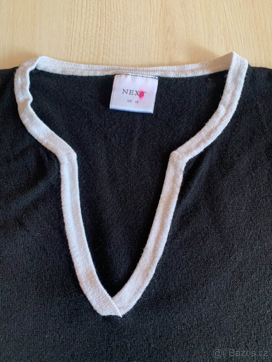 dámský černý svetřík zn. Next - vel. M - 2