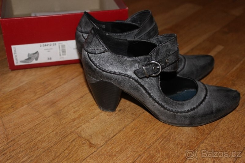 Tmavé boty Marco Tozzi - 2