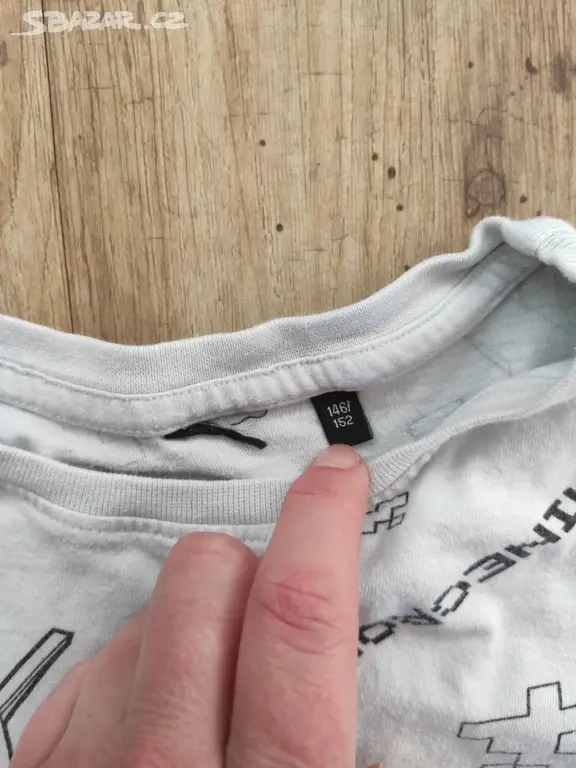 Tričko Minecraft 146/152 - 2