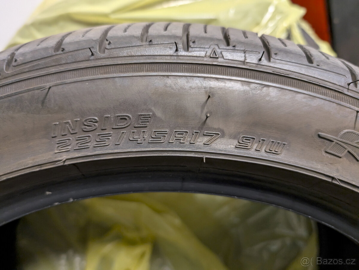Sada letnich pneumatik 225/45 R17 - 2