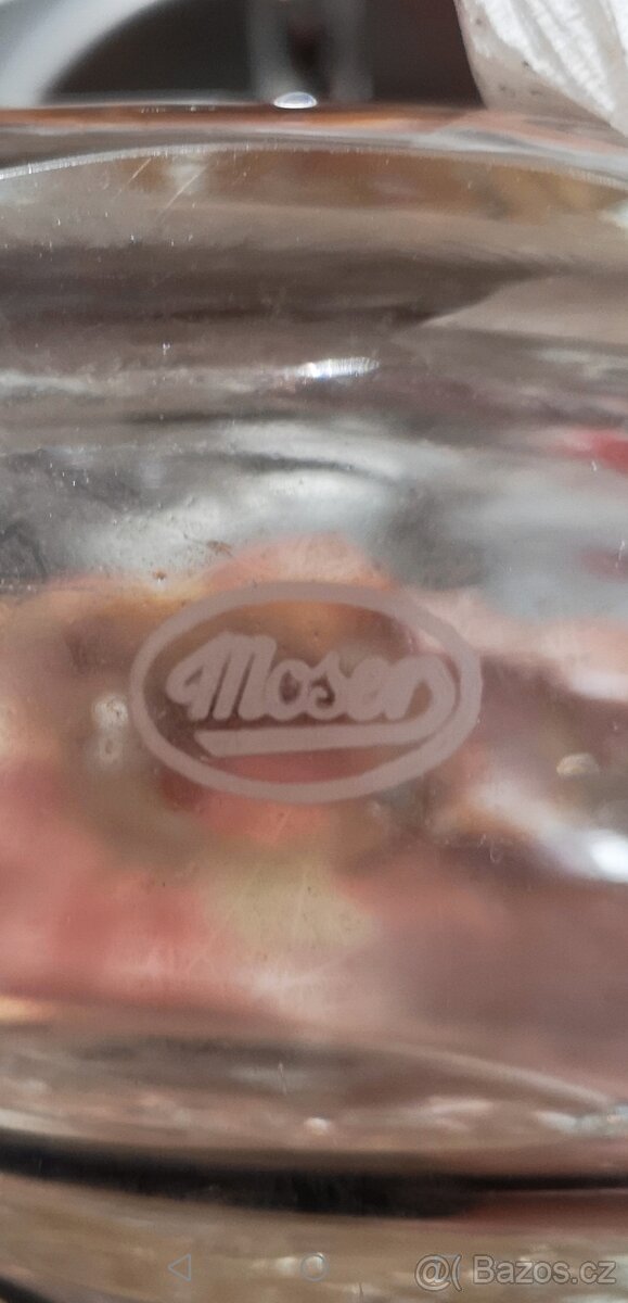 Váza broušená Moser - 2