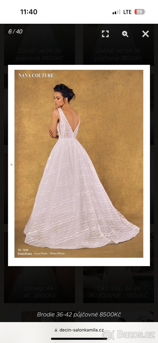 Svatebni saty Nana Couture TOP stav - 2