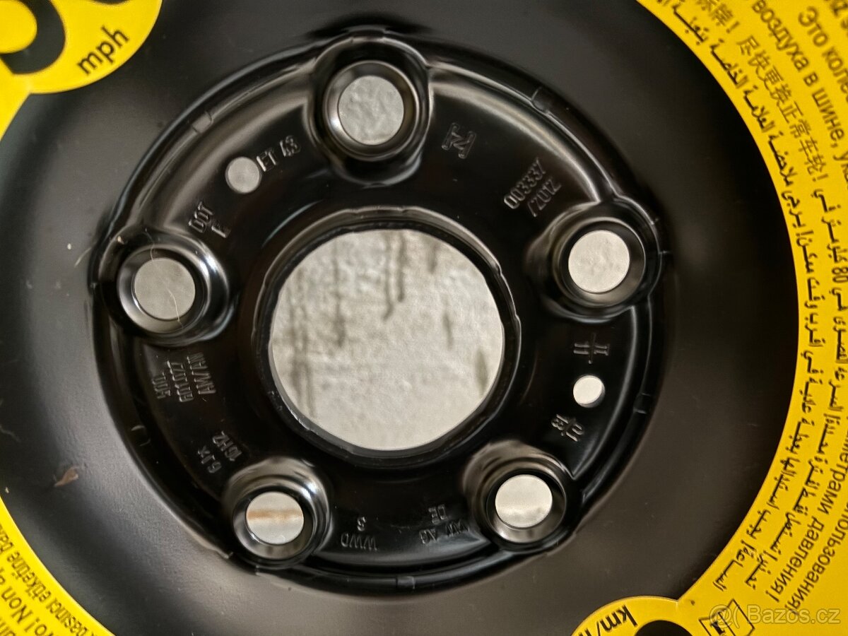 Plnohodnotná rezerva 205/60 6x16 ET43, nepoužitá - 2