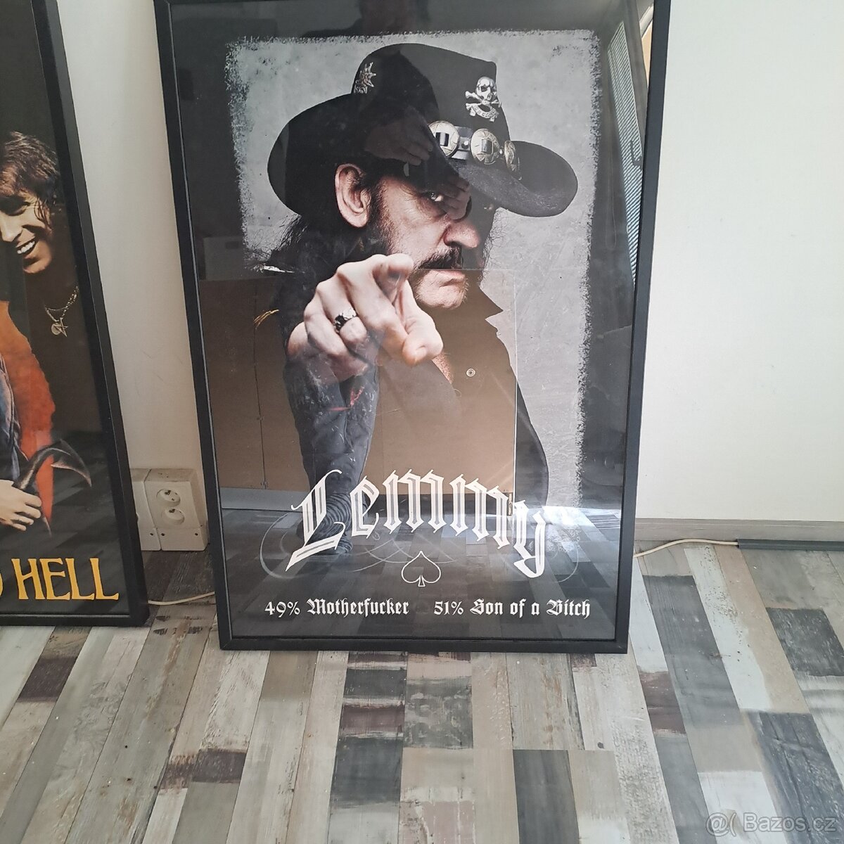 Plakat v rámu Lemmy a Acdc - 2