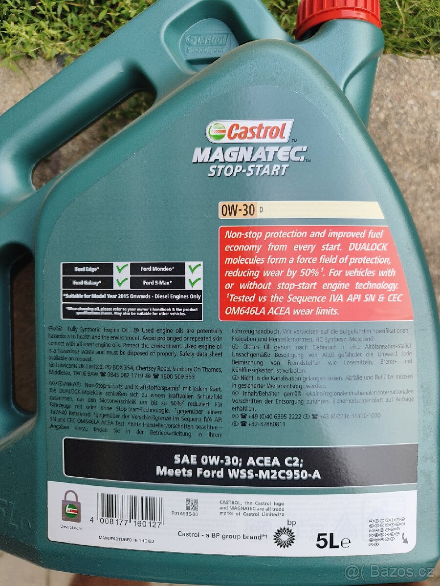 motorovy olej Castrol - 2