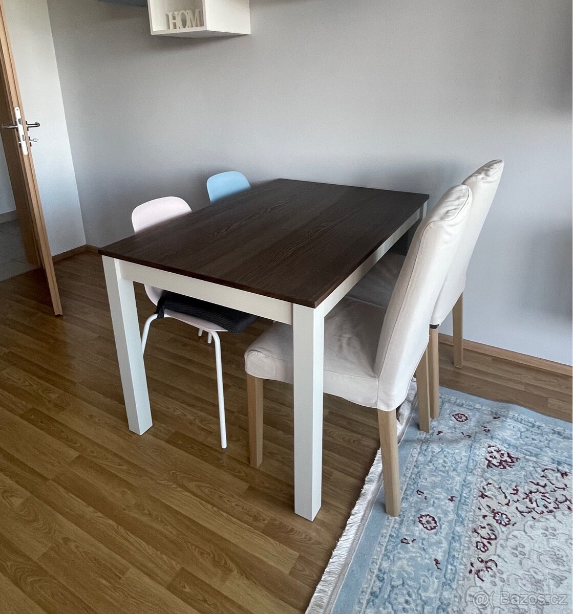 IKEA ÅLHULT Dining Table – Beige/Brown - 2