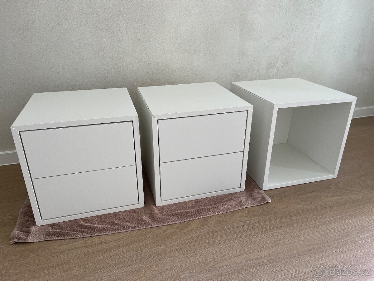 Bílé skříňky Ikea Eket - 2