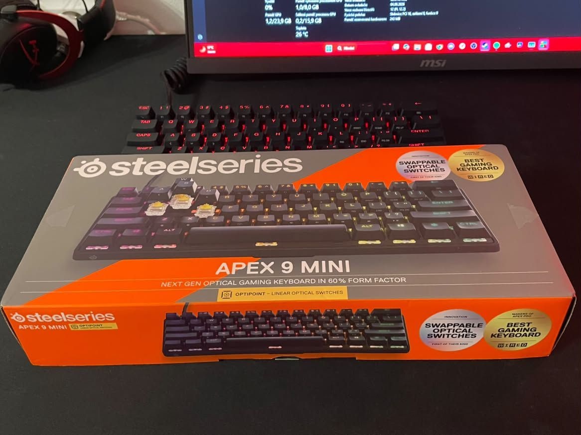 SteelSeries Apex 9 Mini RGB (Stav 10/10) - 2