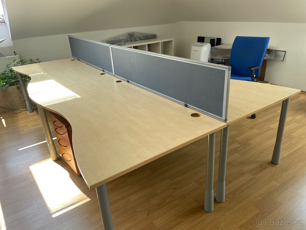 Kancelářské stoly 5ks - 2