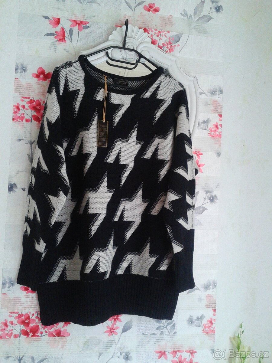 Krásný teplý svetr s 30% vlna 40/44 - 2