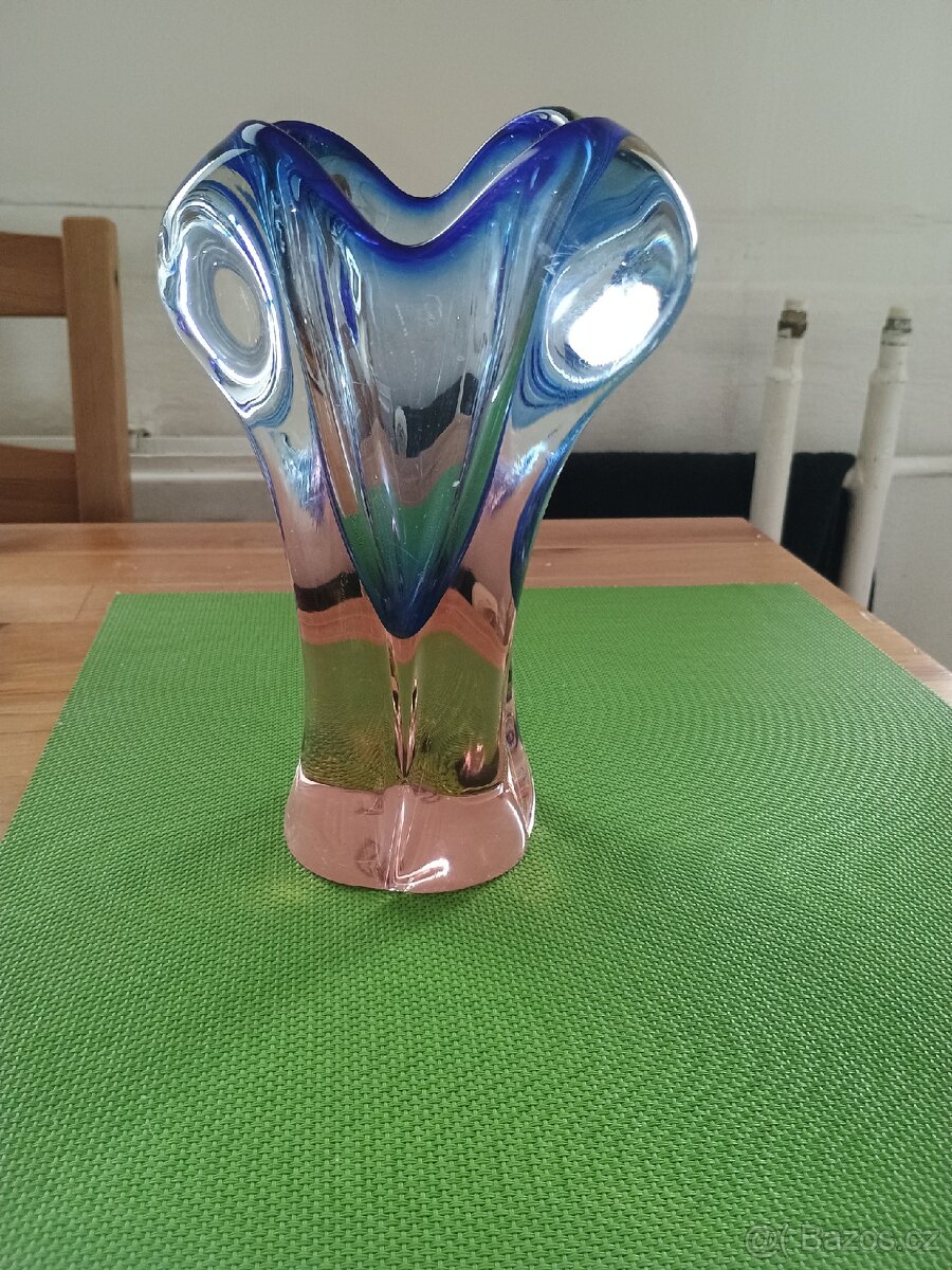 Váza z hutního skla - JOSEF HOSPODKA - ŠKRDLOVICE - 2