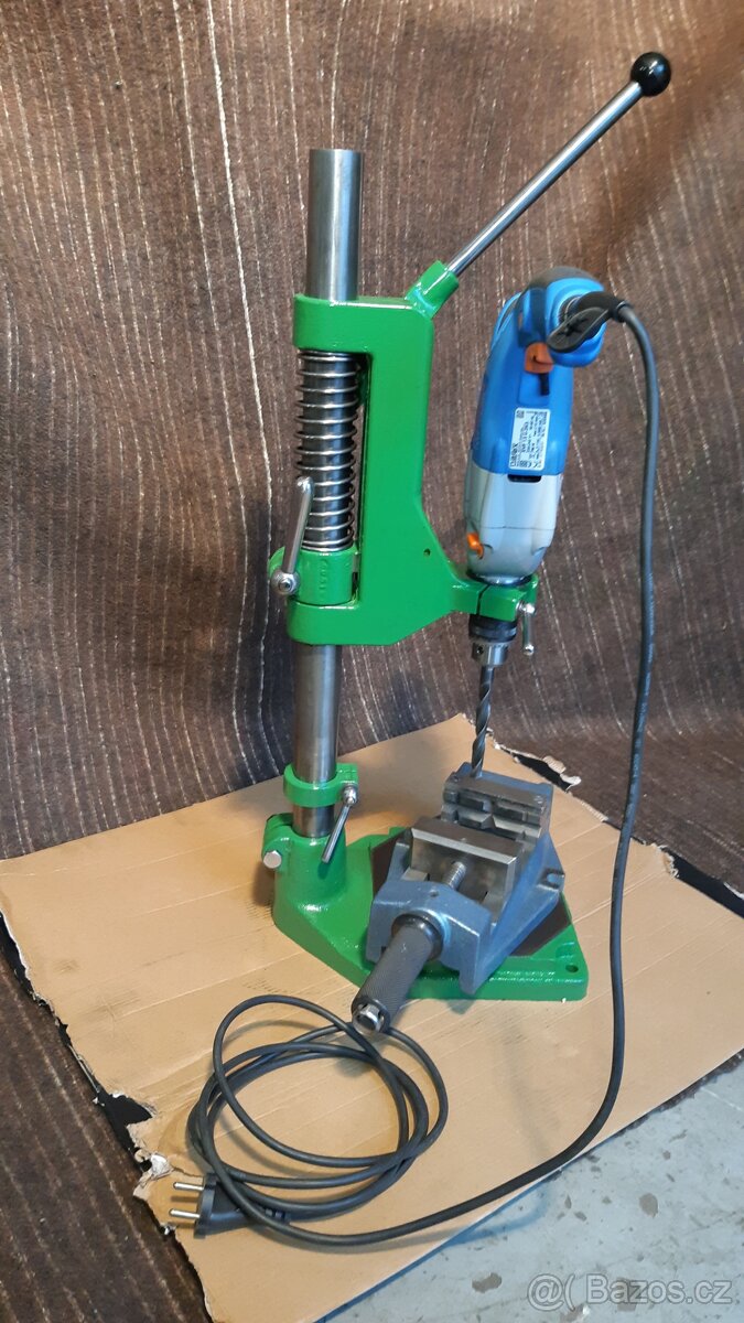 Stojan na vrtačku, litinový, ČSSR, 52mm - 2