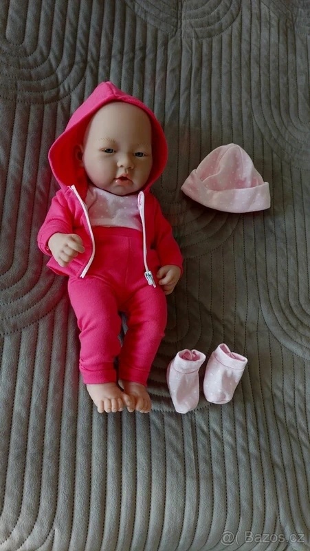 nová panenka reborn holka 36 cm - 2