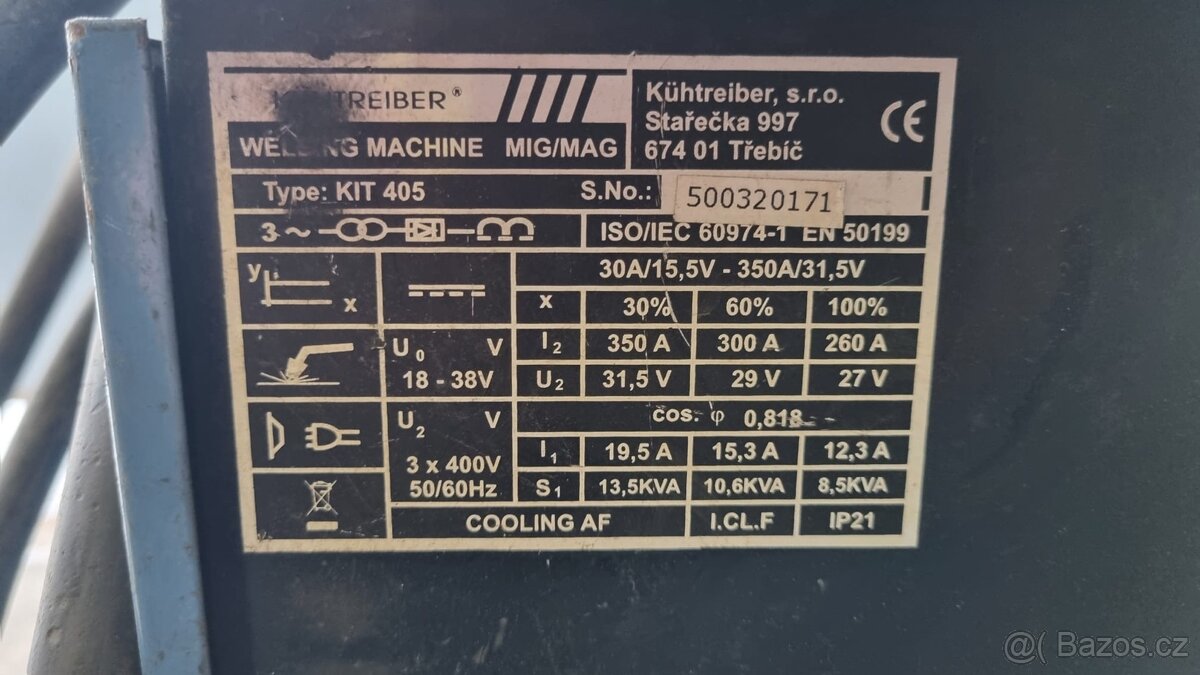 Svářečka CO2 Kühtreiber KIT 405 - 2