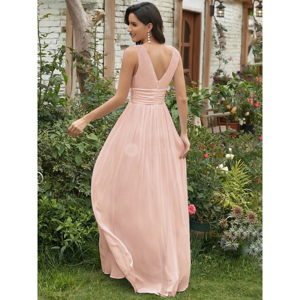 Růžové romantické šaty - 2