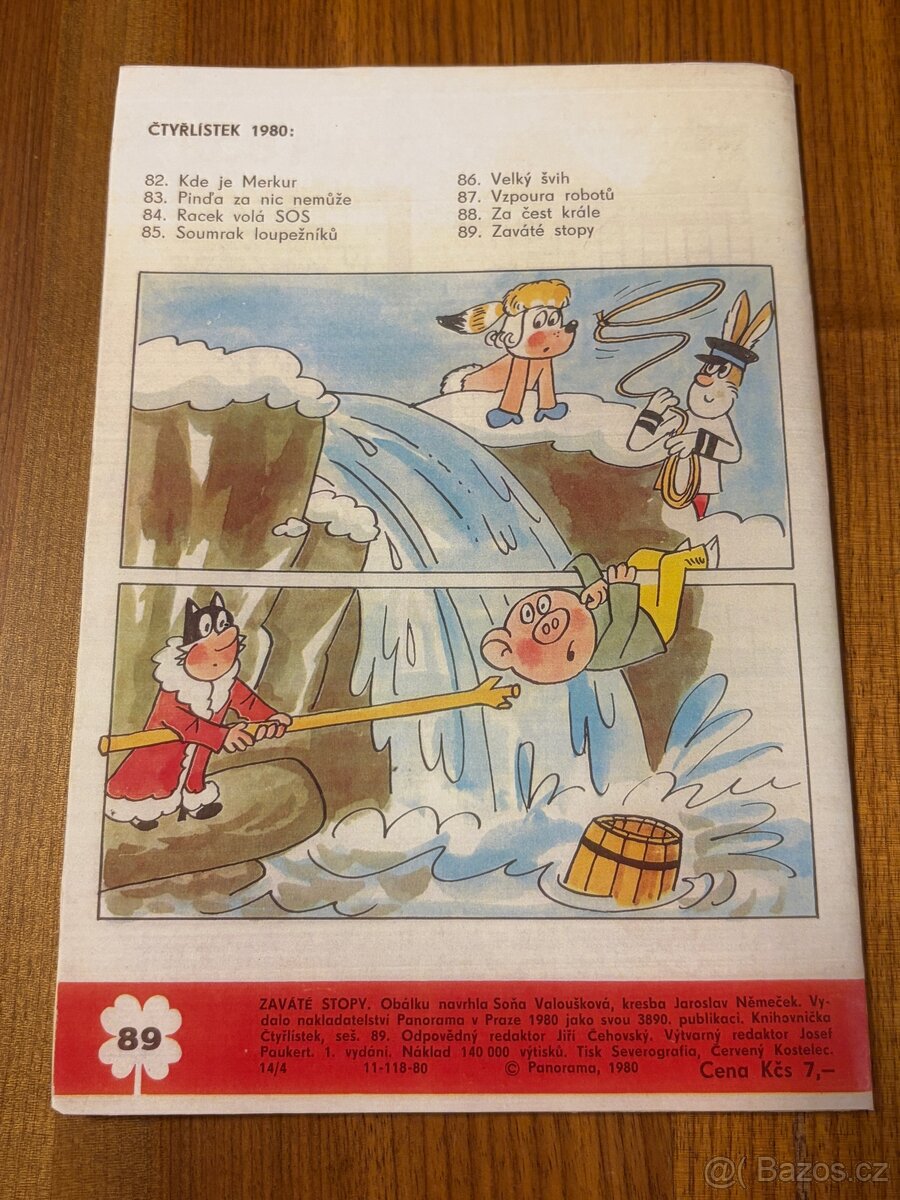 Čtyřlístek 89 - Zaváté stopy (1980) - 2