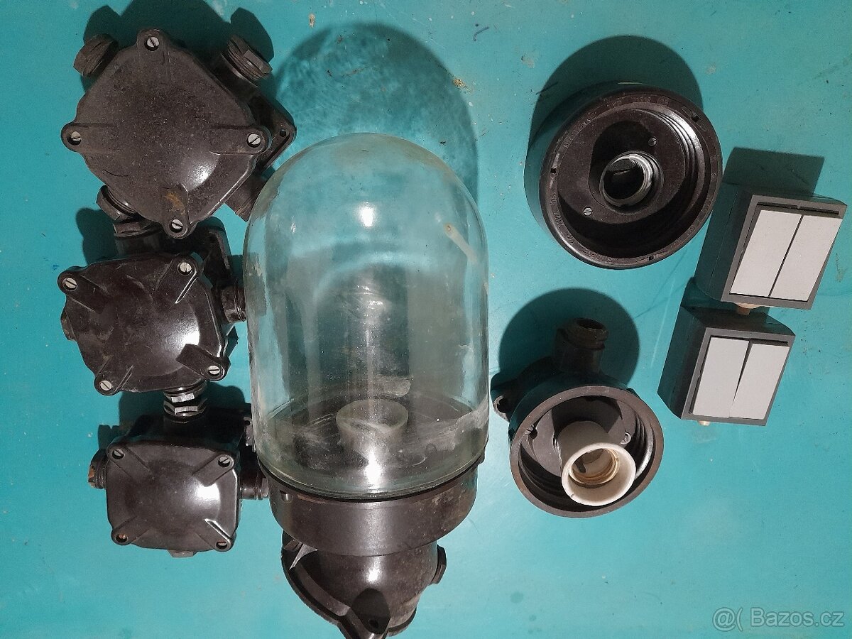 Bakelit světla a vypínače - 2