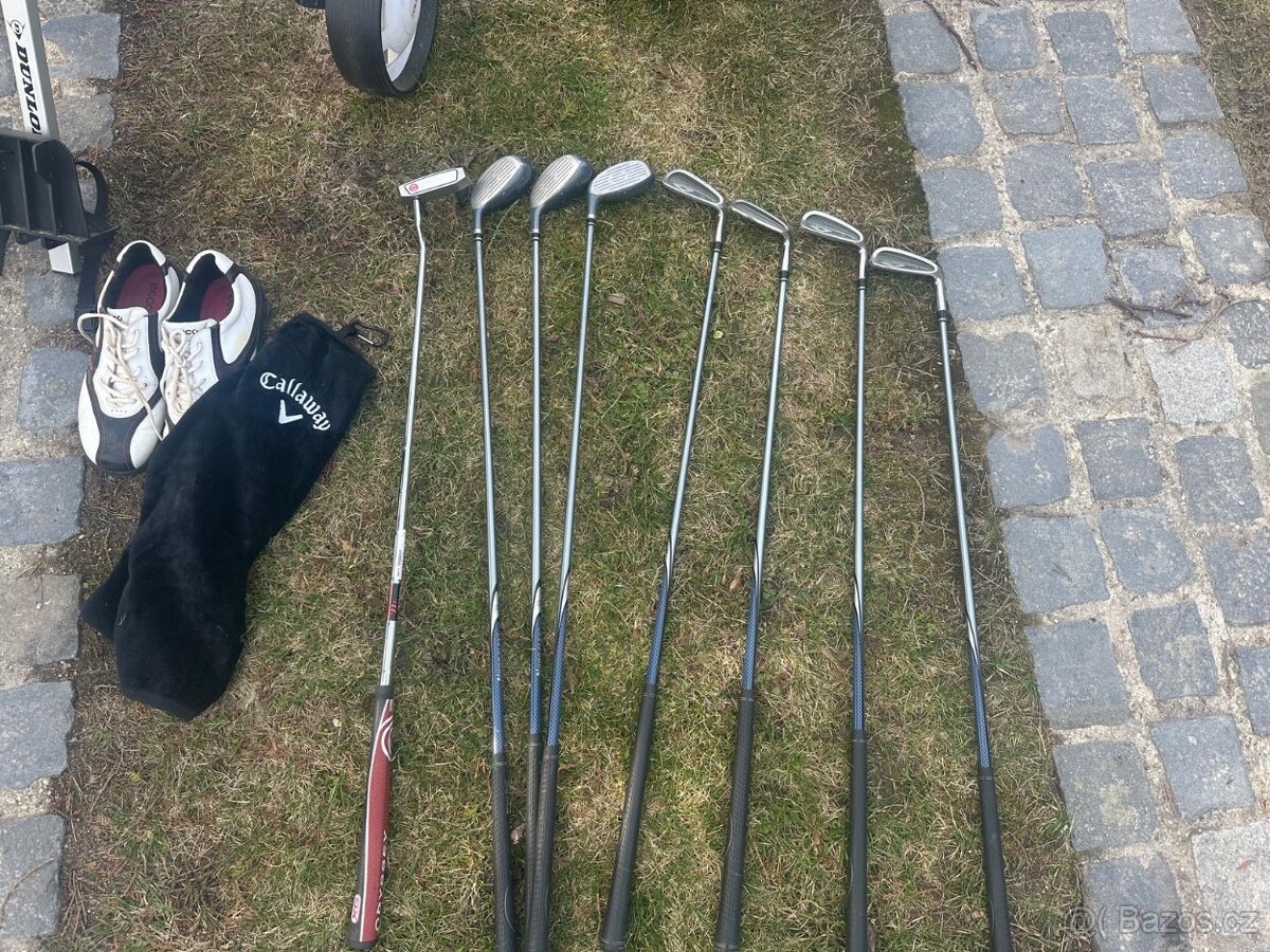 Golfový set, hole, bag, vozík - 2