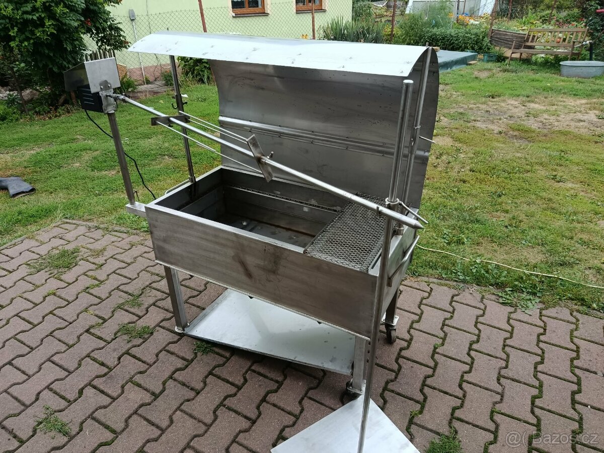 Nerezový zahradní gril - 2