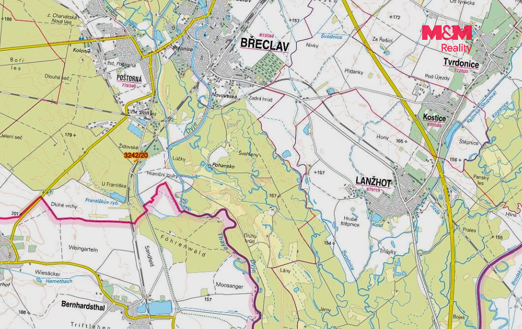 Prodej lesa, 261 m², Břeclav-Poštorná - 2